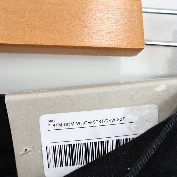 Everlane The Way High Jean Coal Black Size 32 Long NWT - Picture 5 of 10